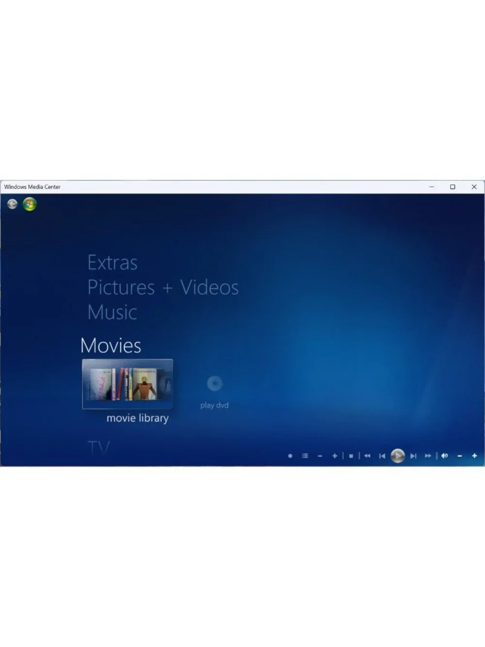 Windows Media Center Remote & USB IR Receiver | RC1264103/00 & OVU400002/00
